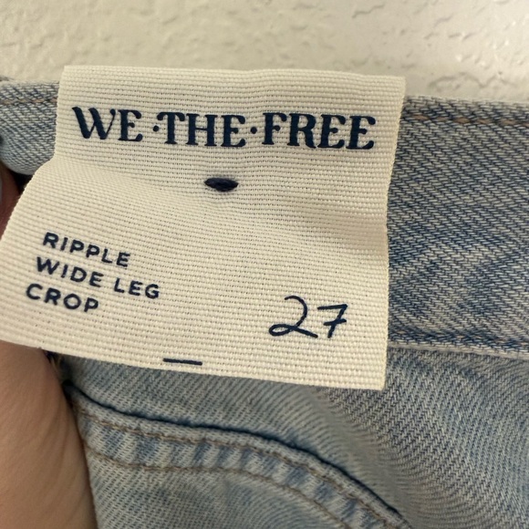 We The Free Jeans Ripple Wide Leg Crop - Picture 4 of 8